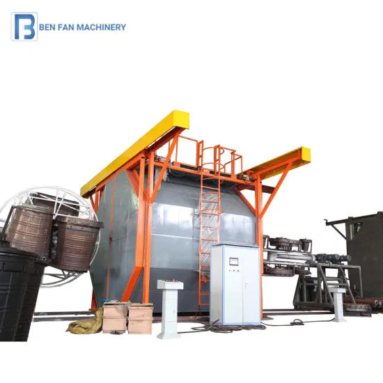 Herstellung von Kunststoffprodukten Rotationsformmaschine Rotationsformmaschine für Wassertank Manuelle Kunststoffformmaschinen
